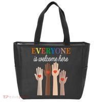Everyone Is Welcome Here Idaho Tote Bag thumb 0