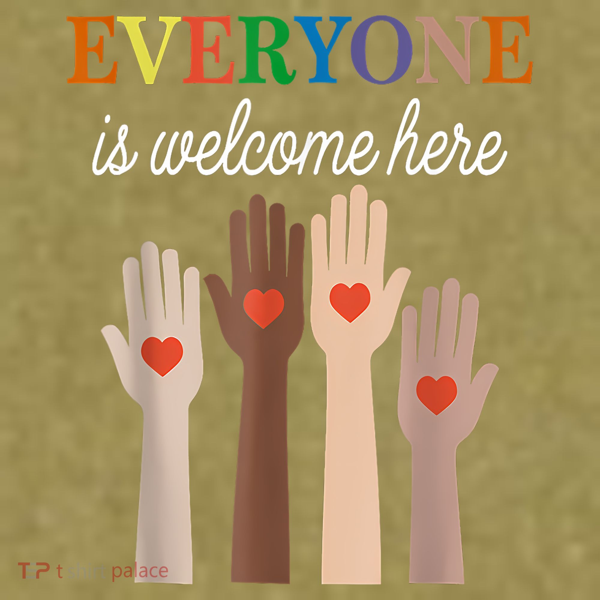 Everyone Is Welcome Here Idaho Garment-Dyed Women's Muscle Tee