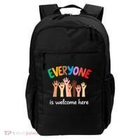 Everyone Is Welcome Here Idaho Teacher Backpack thumb 0