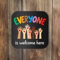 Everyone Is Welcome Here Idaho Teacher Coaster thumb 0