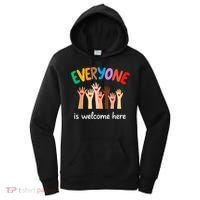 Everyone Is Welcome Here Idaho Teacher Women's Hoodie thumb 0