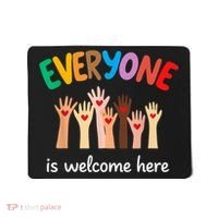 Everyone Is Welcome Here Idaho Teacher Mousepad thumb 0