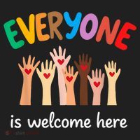 Everyone Is Welcome Here Idaho Teacher Hat thumb 2