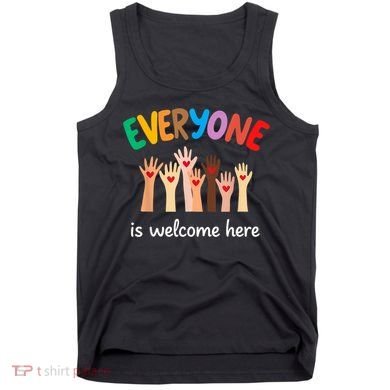 Everyone Is Welcome Here Idaho Teacher Tank Top