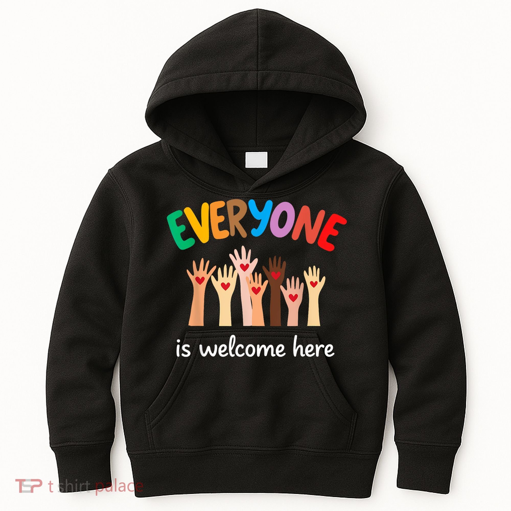 Everyone Is Welcome Here Idaho Teacher Kids Hoodie