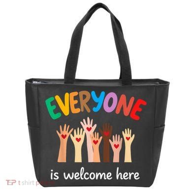 Everyone Is Welcome Here Idaho Teacher Tote Bag