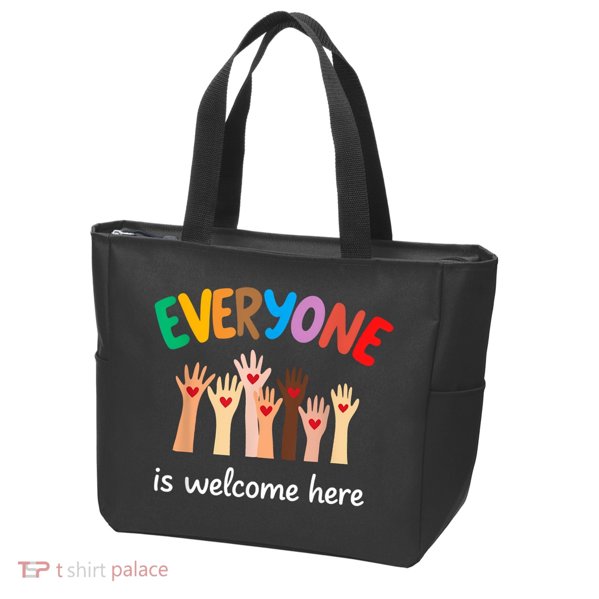Everyone Is Welcome Here Idaho Teacher Tote Bag