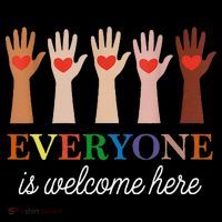 Everyone Is Welcome Here Idaho Teacher Women's Hoodie thumb 2