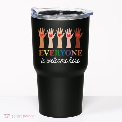 Everyone Is Welcome Here Idaho Teacher Tumbler