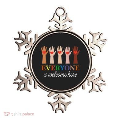 Everyone Is Welcome Here Idaho Teacher Ornament