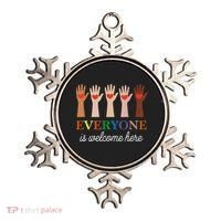 Everyone Is Welcome Here Idaho Teacher Ornament thumb 0