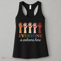 Everyone Is Welcome Here Idaho Teacher Women's Tank Top thumb 3