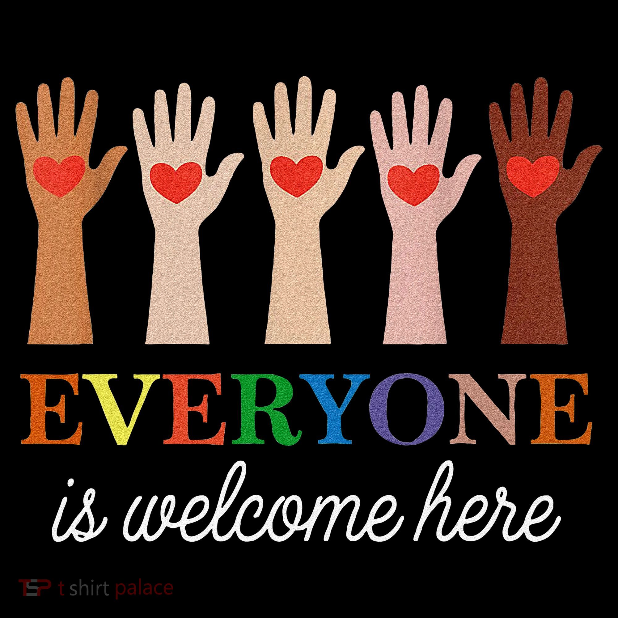 Everyone Is Welcome Here Idaho Teacher Visor