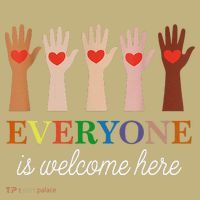 Everyone Is Welcome Here Idaho Teacher Sweatshirt thumb 2