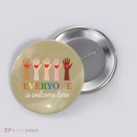 Everyone Is Welcome Here Idaho Teacher Button thumb 0