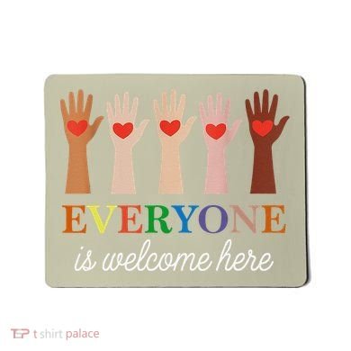 Everyone Is Welcome Here Idaho Teacher Mousepad