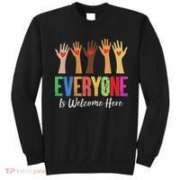 Everyone Is Welcome Here Idaho Teacher Sweatshirt thumb 0