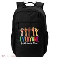 Everyone Is Welcome Here Idaho Teacher Backpack thumb 0