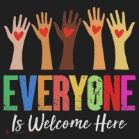 Everyone Is Welcome Here Idaho Teacher Beanie thumb 2