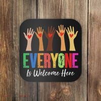 Everyone Is Welcome Here Idaho Teacher Coaster thumb 0