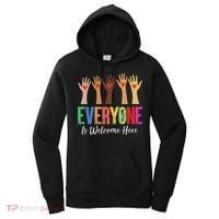 Everyone Is Welcome Here Idaho Teacher Women's Hoodie thumb 0