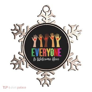 Everyone Is Welcome Here Idaho Teacher Ornament