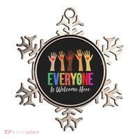 Everyone Is Welcome Here Idaho Teacher Ornament thumb 0