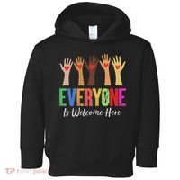 Everyone Is Welcome Here Idaho Teacher Toddler Hoodie thumb 0