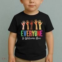 Everyone Is Welcome Here Idaho Teacher Toddler T-Shirt thumb 2