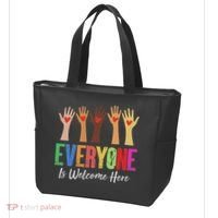Everyone Is Welcome Here Idaho Teacher Tote Bag thumb 3