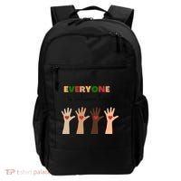 Everyone Is Welcome Here Equality Kindness Inspirational  Backpack thumb 0