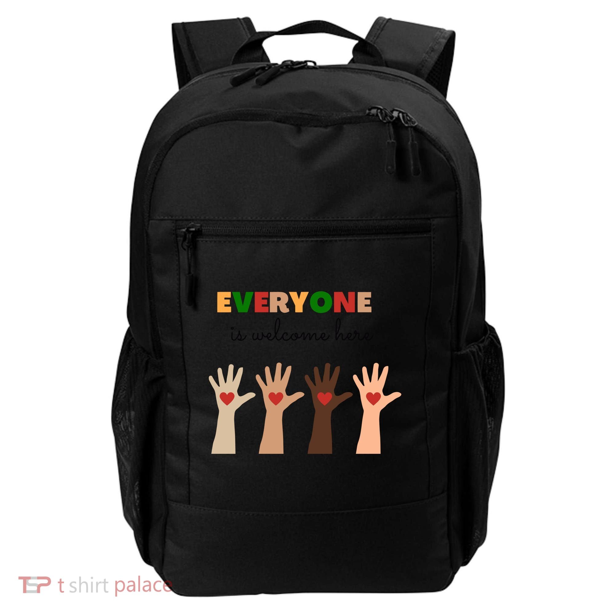 Everyone Is Welcome Here Equality Kindness Inspirational  Backpack