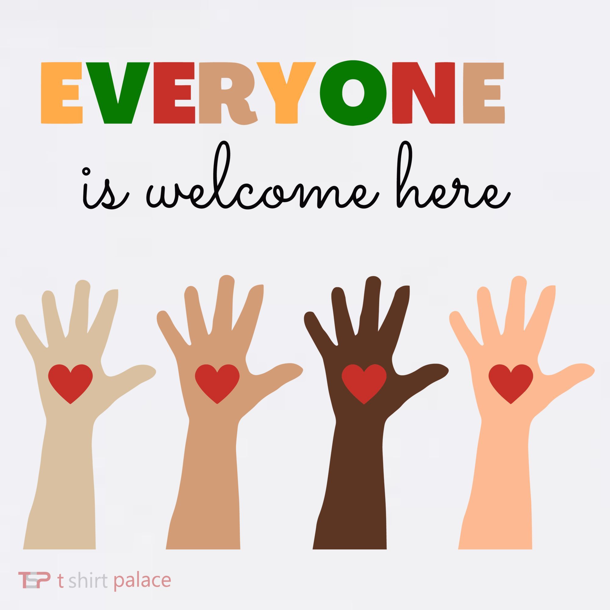 Everyone Is Welcome Here Equality Kindness Inspirational  Beanie
