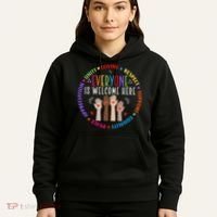 Everyone Is Welcome Here Idaho Teacher Hoodie thumb 5