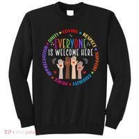Everyone Is Welcome Here Idaho Teacher Sweatshirt thumb 0