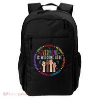 Everyone Is Welcome Here Idaho Teacher Backpack thumb 0