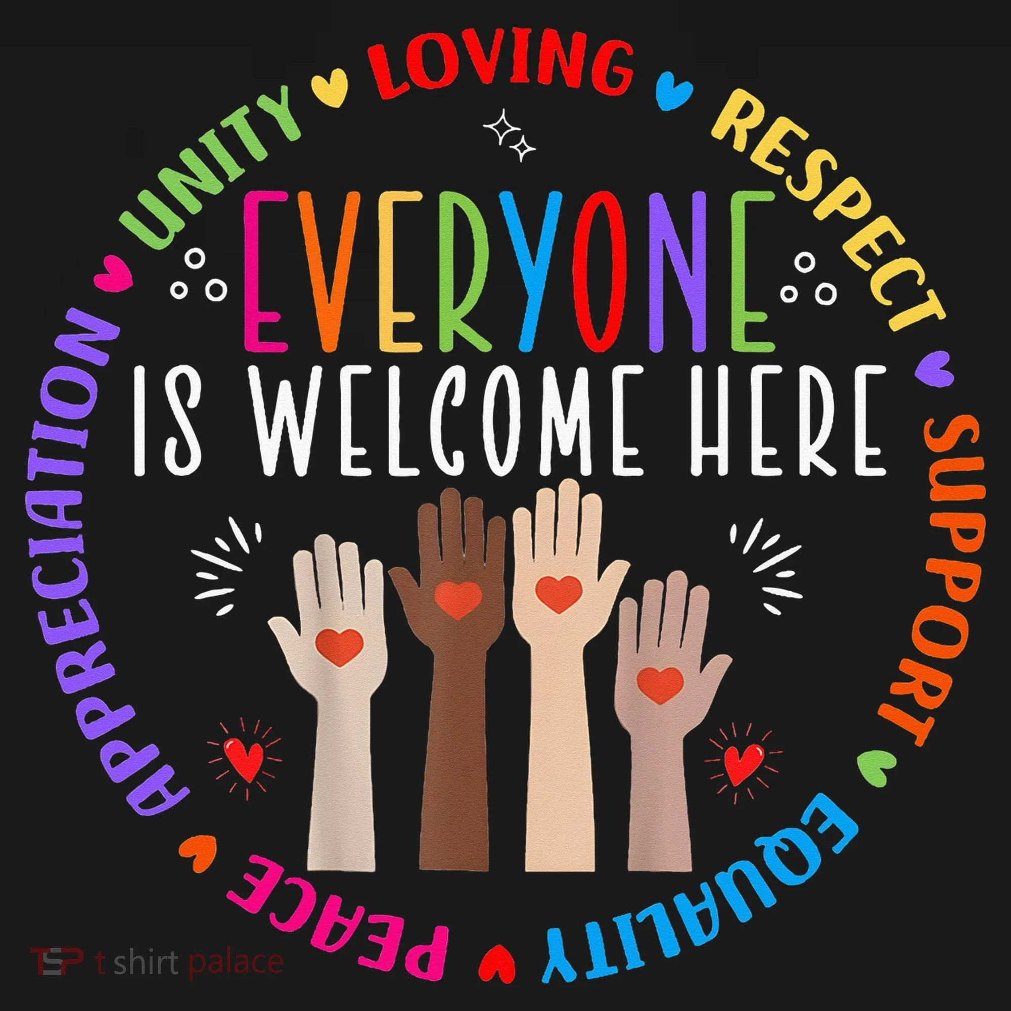 Everyone Is Welcome Here Idaho Teacher Button