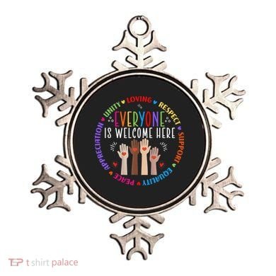 Everyone Is Welcome Here Idaho Teacher Ornament