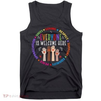 Everyone Is Welcome Here Idaho Teacher Tank Top