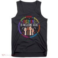 Everyone Is Welcome Here Idaho Teacher Tank Top thumb 0