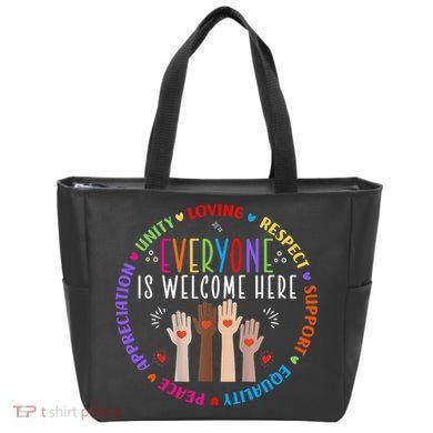 Everyone Is Welcome Here Idaho Teacher Tote Bag