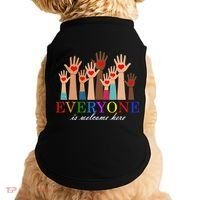 Everyone Is Welcome Here Idaho Teacher Support Lgbt Heart Doggie Tank thumb 0
