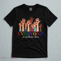 Everyone Is Welcome Here Idaho Teacher Support Lgbt Heart T-Shirt thumb 5