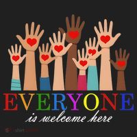Everyone Is Welcome Here Idaho Teacher Support Lgbt Heart Hat thumb 2