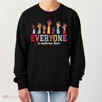 Everyone Is Welcome Here Idaho Teacher  Women's Sweatshirt thumb 0