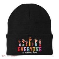 Everyone Is Welcome Here Idaho Teacher  Beanie thumb 0