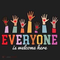 Everyone Is Welcome Here Idaho Teacher  Beanie thumb 2