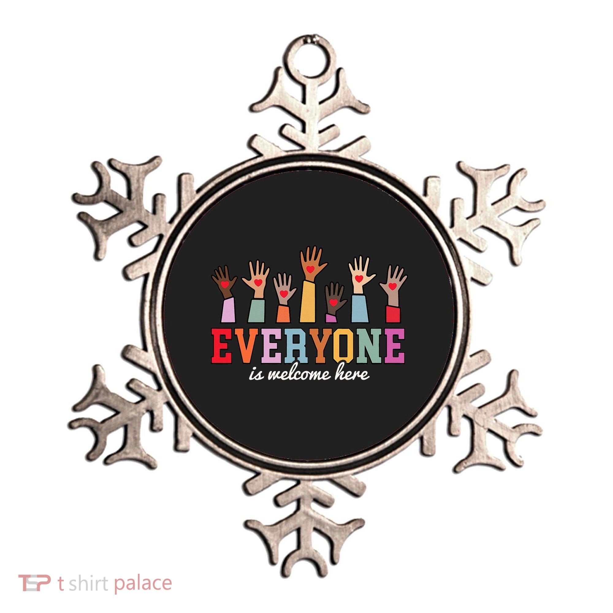 Everyone Is Welcome Here Idaho Teacher  Ornament