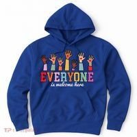 Everyone Is Welcome Here Idaho Teacher  Hoodie thumb 0