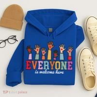 Everyone Is Welcome Here Idaho Teacher  Hoodie thumb 4
